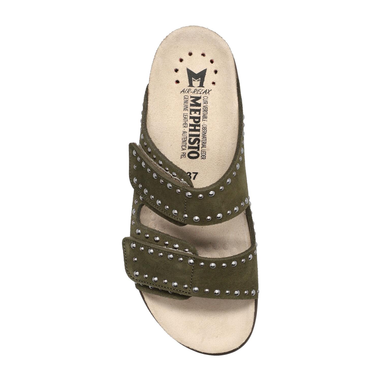 mules femme modèle Hestelle Taupe Loden - Mephisto